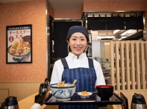 【まかない】全メニュー60%OFF！
大人気の天丼がお得に食べられます★
そば・うどん等のメニューもあり◎