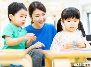 必要なのは"子どもが好き！"
その気持ちだけ♪いままでの経験などは問いません！
※画像はイメージ