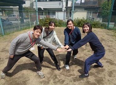 子どもたちと接することで懐かしい気持ちや新しい発見に出会える…★
時には一緒に体を動かして運動をすることも♪