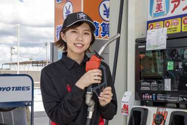 給油はトラックのみに行います！
丁寧な研修があるから安心スタートが可能です◎