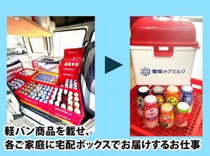 8:00～17:00の間で1日6h～◎
乳酸菌飲料やヨーグルトなどの商品を
地域の方へお届けするお仕事です♪