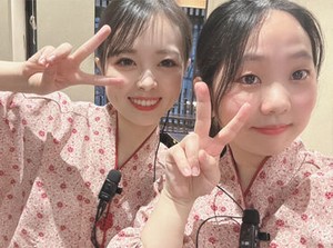 可愛い"着物風"制服でいつもとちょっと違う自分で♪
これ実は、着るのめっちゃ簡単なんです(笑)
