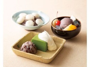 あんみつや抹茶ババロアが大人気！
根強いファン多数の甘味処◎
伝統を守りつつ、一緒に新たな歴史をつくりませんか？