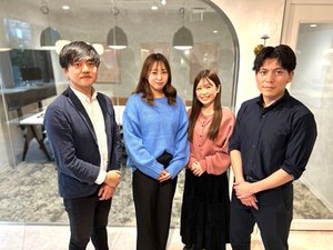 ≪昨年、9月に新オフィス移転≫
オシャレ空間で気分もUP！
駅チカで通いやすさ◎
一緒に盛り上げてくれる方大募集中です！