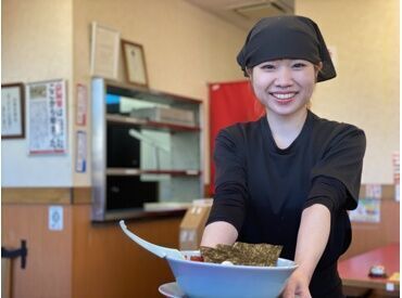 ＜まかない有り★＞
食費も節約しながら稼げて一石二鳥！
美味しいまかないが待っていると思うと頑張れます♪