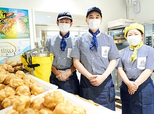 人気の"ビアードパパ"で積極募集中★
甘い匂いに囲まれて幸せな勤務！
スイーツ好きな方必見です◎