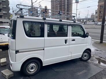 こんなお車に乗って移動します！
1人でのびのび働きたい方にオス��スメ◎
もちろん移動中もお給料は支給♪