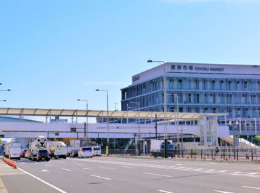 豊洲市場のカレンダー通りにお休みアリ！
午後は丸々ぜんぶ自分の時間に♪
残��業もほぼナシ！