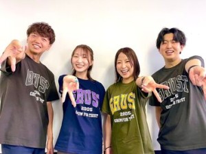 【未経験歓迎！】
未経験スタートの先輩多数！
先輩たちも“初めて”の気持ちがわかるから
優しく丁寧にサポートします♪