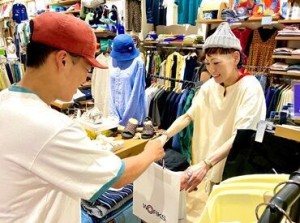 ★商品は全て＼30%OFF／でゲット★
服が好き！オシャレが好き！そんな方には特におススメのお仕事です！