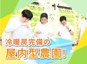 重い機材などは使わず、安全に栽培できる装置を採用しています◎