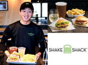 ★メンバーの仲の良さも魅力！
いろんなメンバーがいるから働いてて楽しい♪
一緒に"Shake Shack"体験をお届けしましょう！