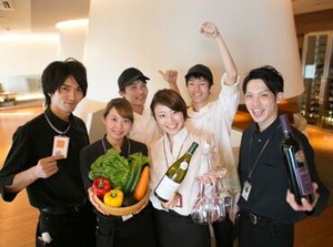 ★フリーター大歓迎★
飲食店が初めてという方も
副業として働きたいという方もOK！
充実の研修と教育制度でキャリアアップも◎