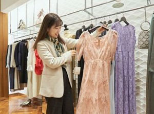 ★新規ショップスタッフ募集中★
自社レーベルやインポートブランドも充実
ファッションが好き！そんな気持ちを活かして働こう♪