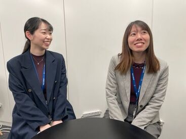 未経験さんも歓迎！
先輩スタッフがフォローします！！