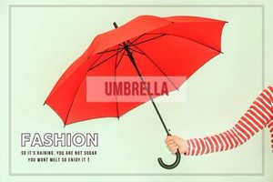 お気に入りの傘で雨の日も楽しく♪