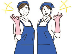接客がない裏方作業だからこそ、オシャレ自由度も高め！
普段通りの自分を大事に働けます◎