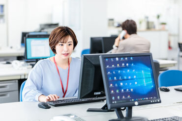 データ入力や印刷業務をお任せ♪
難しいPC操作などはほとんどありません！
不安なことは何でも質問してくださいね◎