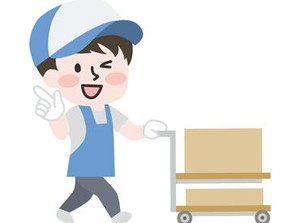 ＼台車を使ってゴロゴロ…／
百貨店に届いた商品を各店舗にお届け！
未経験から始めた方がほとんど♪