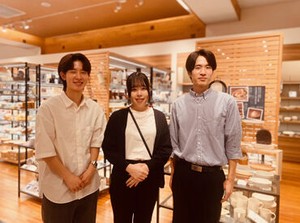 「Simple & Naturalに暮らす。」がテーマのオシャレなお店♪
未経験の方も、先輩スタッフが丁寧にサポートします◎
