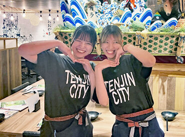 天神パルコのもつ鍋屋さん♪駅直結で勤ラクラク◎雨の日だって濡れずに出勤！お仕事前後にお買い物も♪