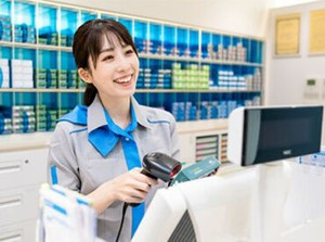 1つずつ、ゆっくり覚えられる好環境♪
安心・安定の福利厚生が整った居場所で、
アルバイトはじめませんか？