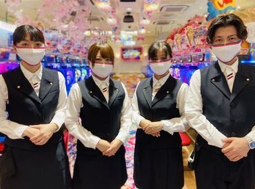 ＼＼未経験OK！ホール・カウンターSTAFF大募集★／／
『パチンコ店に入ったことない…』
⇒未経験OK！そんな方も大歓迎です♪