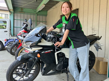 もちろんバイク好きも歓迎♪
欲しいバイクが≪社割≫で
お得に購入できるチャンスも…★