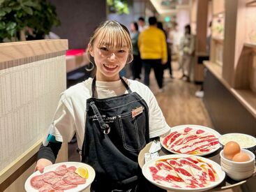 イチから丁寧にお教えします！
飲食店バイトデビューさんにピッタリ◎