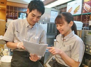 コーヒー好き注目！
ドトールでSTAFF大募集◎
週2日からOKなので、働きやすい！