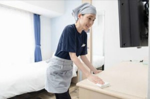 興味はあるけど人前は苦手。。
そんな方にピッタリな裏側のお仕事!!
客室清掃のみの募集！