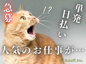 単発のお仕事で即お給料GET