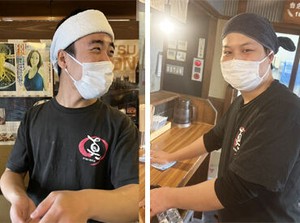 ＼ラーメン好き大・集・合!!!／
お財布にも嬉しい…まかないあり◎
真中のメニューがお得に食べられる★