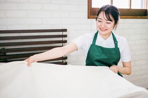 ※画像はイメージです。
ベットメイクやアメニティの補充など！
お家のお掃除感覚で◎
できることからおまかせします♪