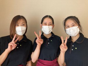 ＊女性スタッフ活躍中！＊
20～70代のスタッフが在籍中です♪
3名の社員も常駐しているので安心して働ける環境です◎