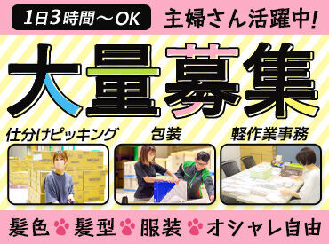 主婦(夫)さん中心に、毎年幅広い世代が活躍中！
初めてのアルバイト・久々のパートでも大丈夫◎