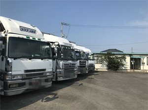 大型・中型・けん引免許が活かせます！
資格取得支援制度もあり☆
キャリアUPも目指せます♪