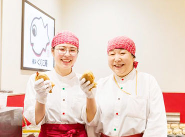 くりこ庵では"焼きたて＆出来たて"の
たい焼きをご提供しています♪
「いい香り～！」お客様の反応がとにかく嬉しい★