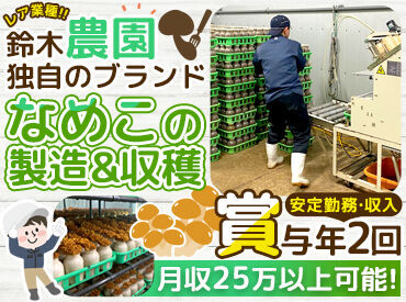 40代から初挑戦したスタッフもいます。
男性活躍中の職場です！
重い物を持つこともありますが70代スタッフも活用してます！