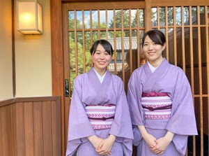 国生みの神様をまつる歴史ある多賀大社の門前町のお店。
お仕事は先輩達が優しく教えてくれるのでご安心ください★