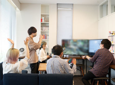 休憩室も完備！マンガやゲーム機もあります◎