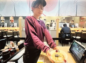 スタッフ同士仲良しで楽しい職場！
分からない事は先輩スタッフがしっかりフォロー！