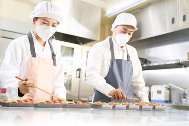 ▼調理の経験がなくてもOK！
炊飯作業などの調理はないので、
初心者の方も安心して始められます♪※イメージ画像