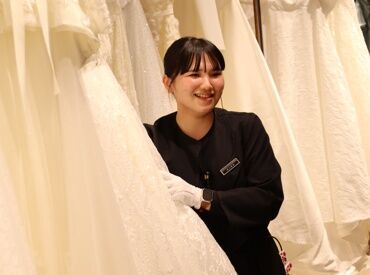 結婚式/ブライダル/ドレス/お裁縫etc.
1つでも気になるものがあれば応募◎
職場見学だけでもOKです！