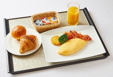 こちらが朝食の一例です！
セットメニューが中心＆ワゴンサービスなので安心！
※画像イメージ