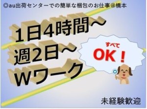 短期で働きたい方必見◎
人気の軽作業スタッフを募集！
コツコツと集中してカンタン作業をおまかせ♪