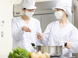 喫食者の"身内のつもり"でお食事の提供を行っています＊
直接お礼を言われることも◎やりがいにも繋がります！
※写真はイメージ