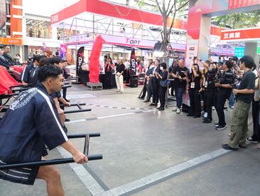 海外イベント出張の実績あり！
昨年は学生スタッフも参加しています◎