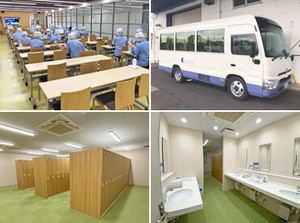 30～50代中心に活躍中★
スタート時はしっかりサポートします◎
右上のお写真は送迎時にご利用していただくバスです♪