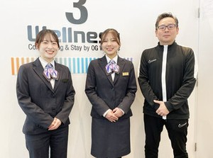 ≪ジムの利用も可能！≫
トレーナー、マッサージなど、専門スタッフが多数在籍！
働きながらリフレッシュできます♪